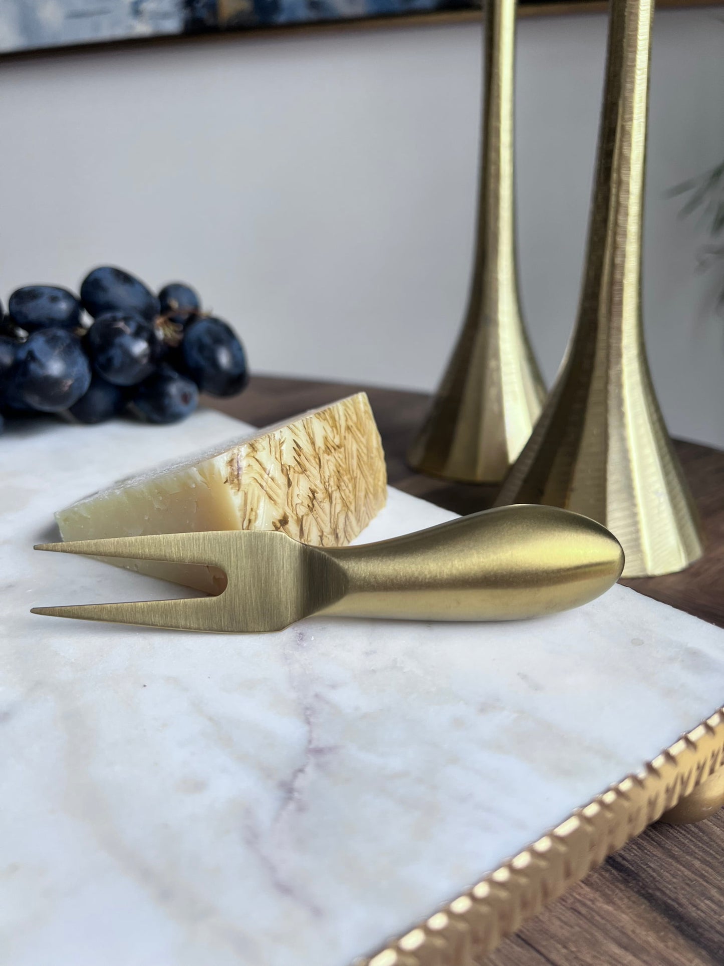 6pcs Gold Cheese Knife Set