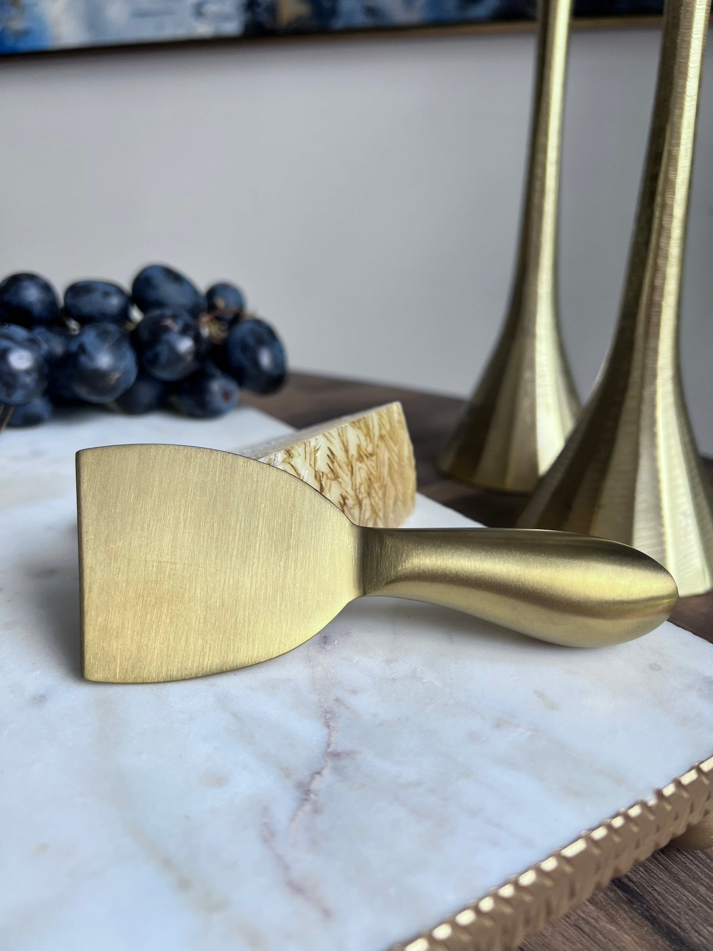 6pcs Gold Cheese Knife Set