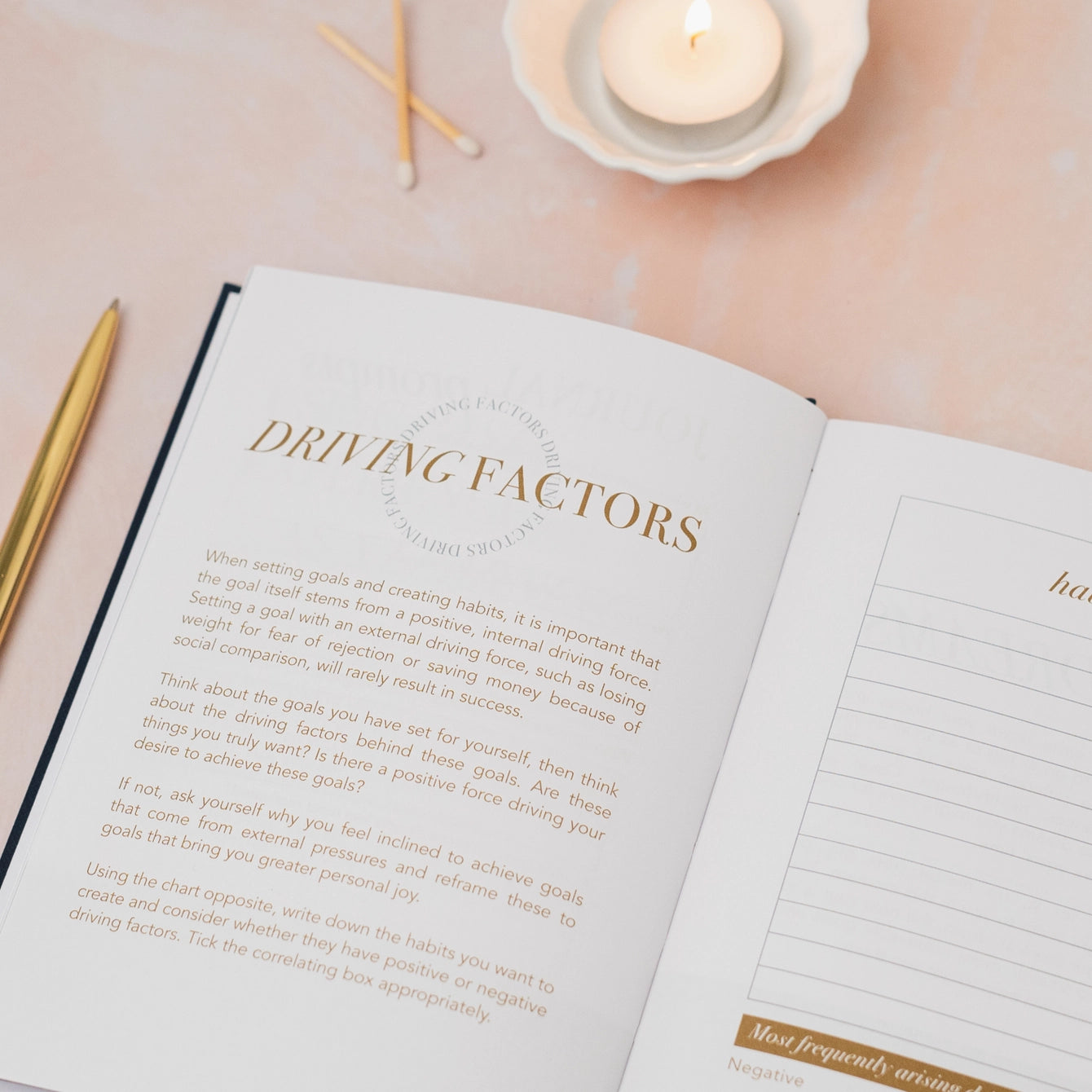 Stationary Journals - Gratitude, Self Care & Self Improvement
