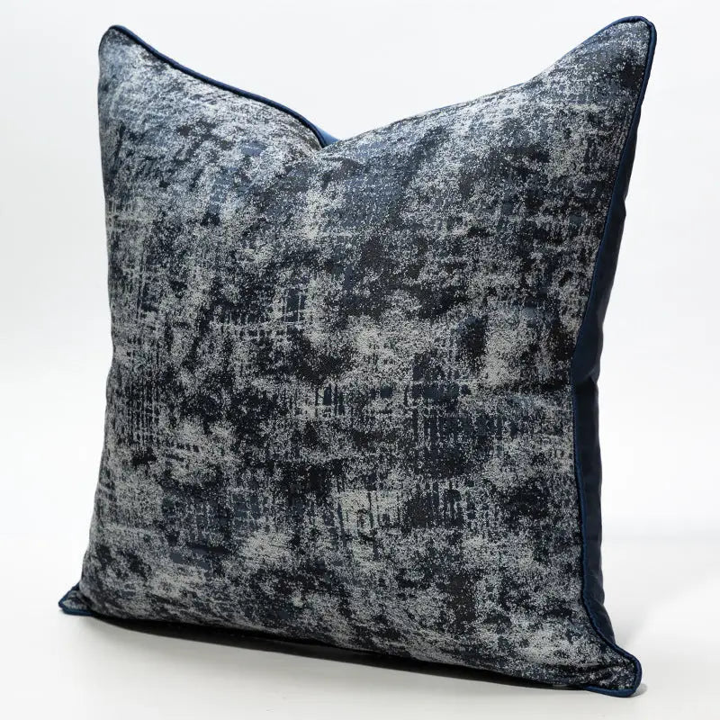 Navy and Grey Cushion Cover