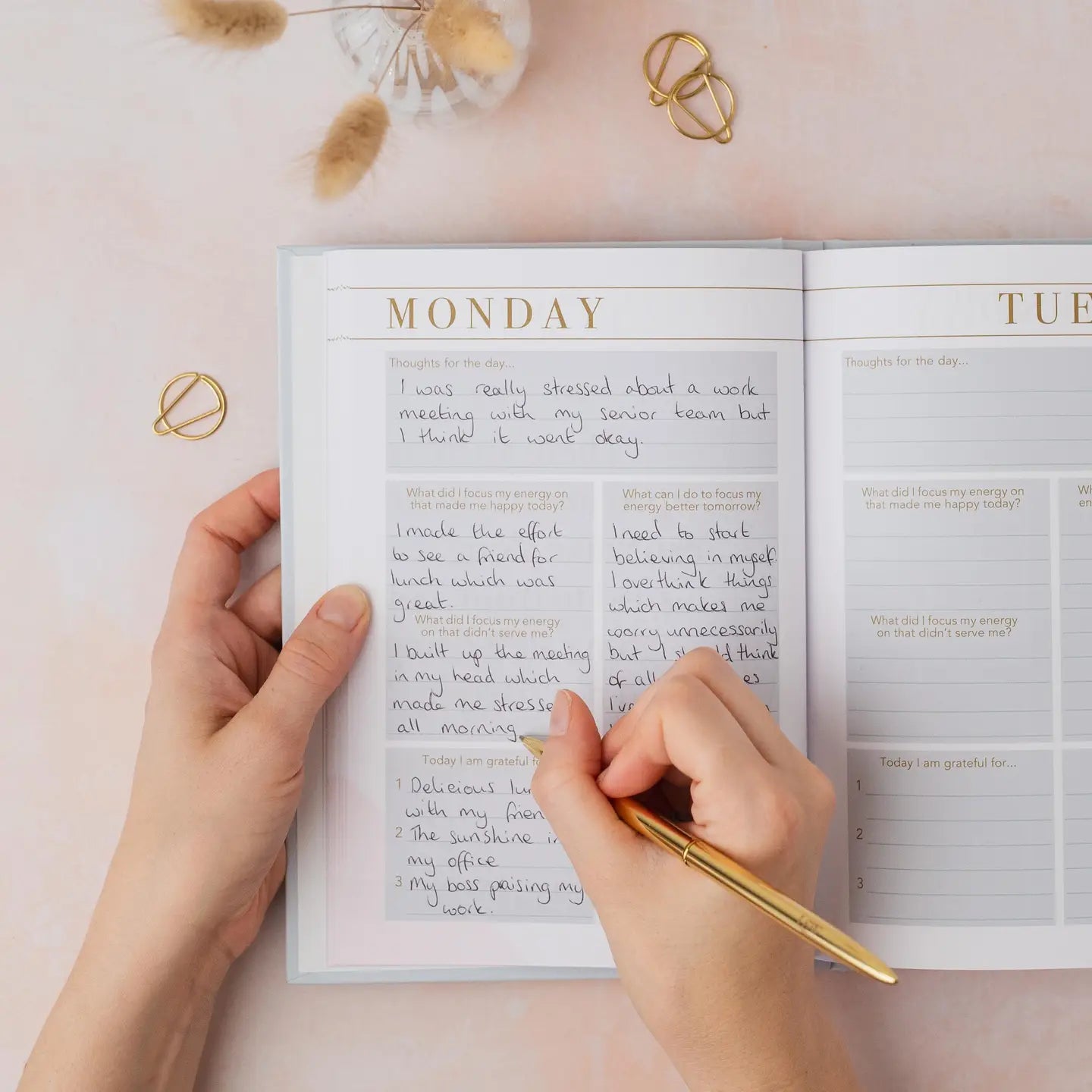 Stationary Journals - Gratitude, Self Care & Self Improvement