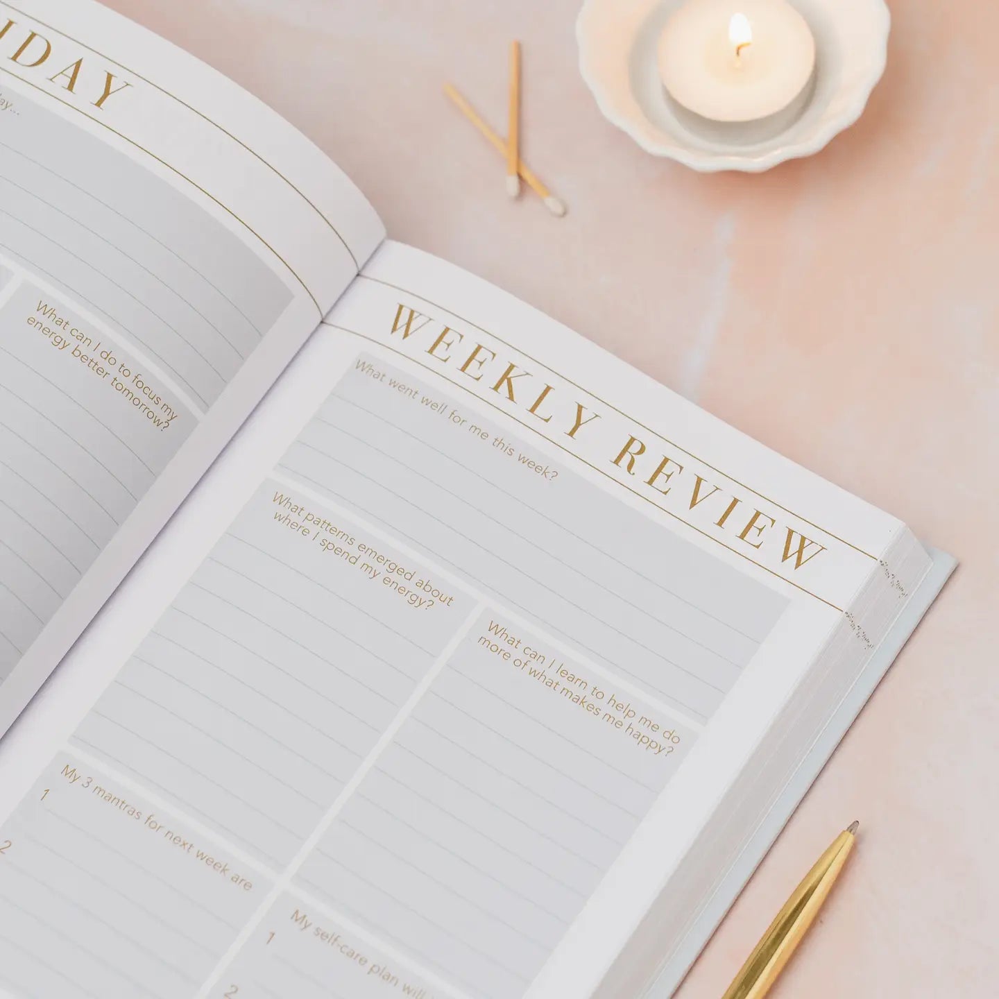 Stationary Journals - Gratitude, Self Care & Self Improvement