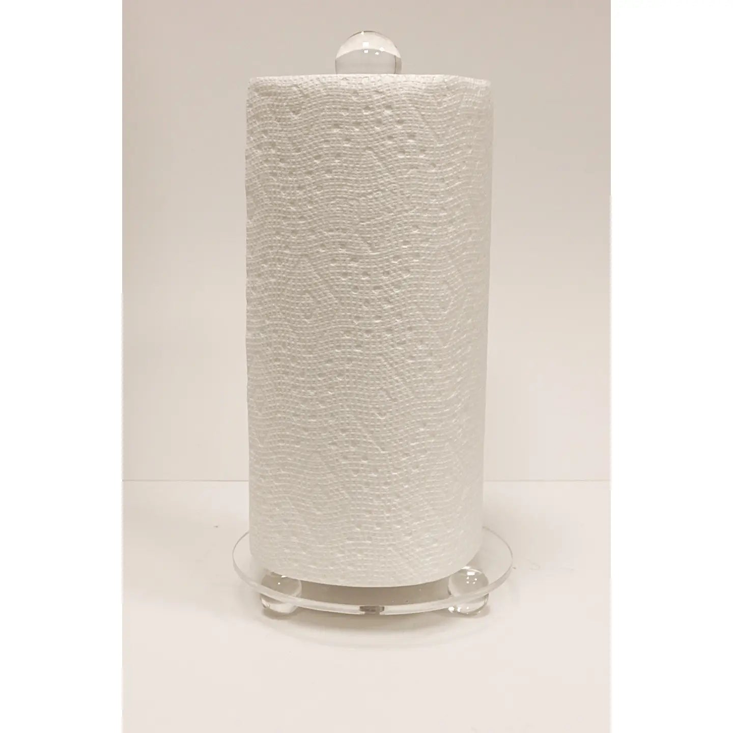 Paper Towel Holder with Ball Legs and Knob