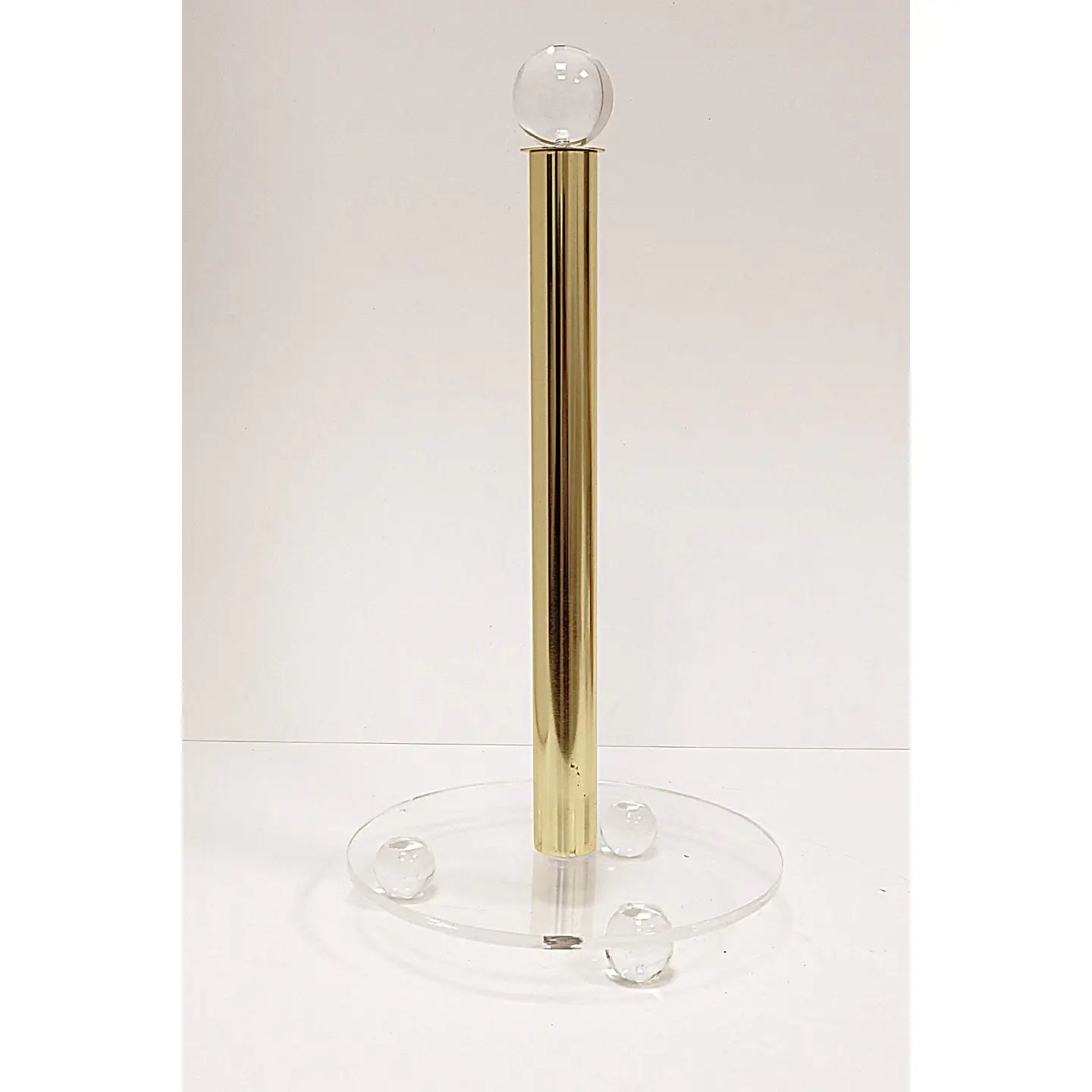 Paper Towel Holder with Ball Legs and Knob