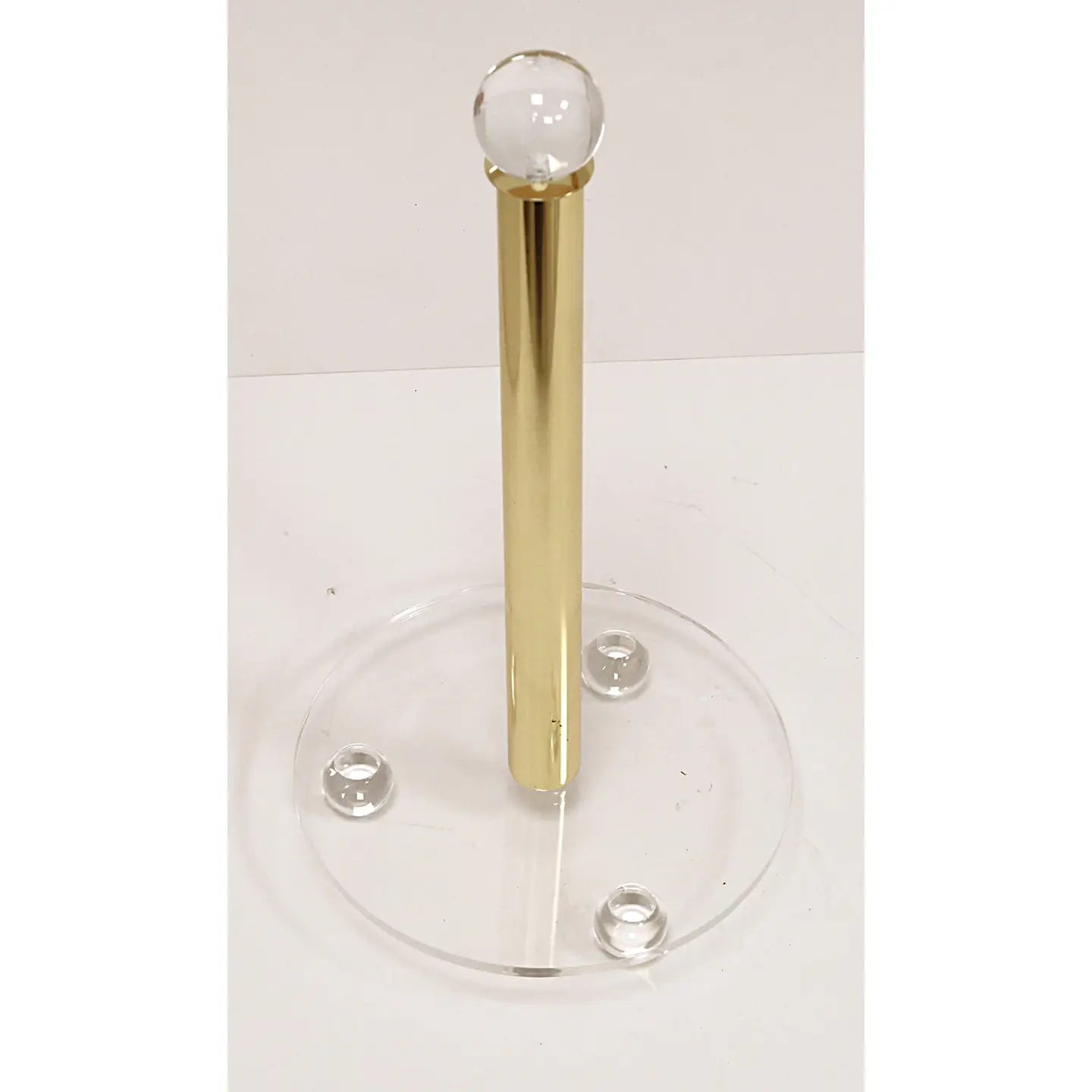 Paper Towel Holder with Ball Legs and Knob