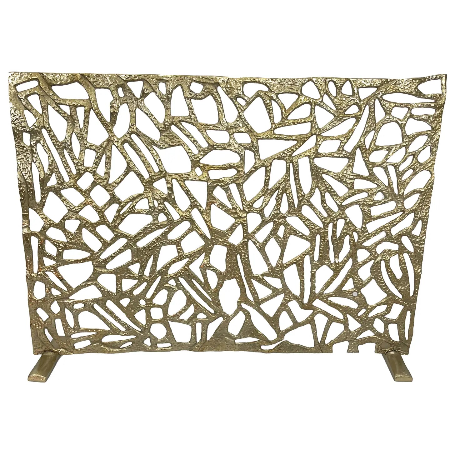 Gold Fire Screen
