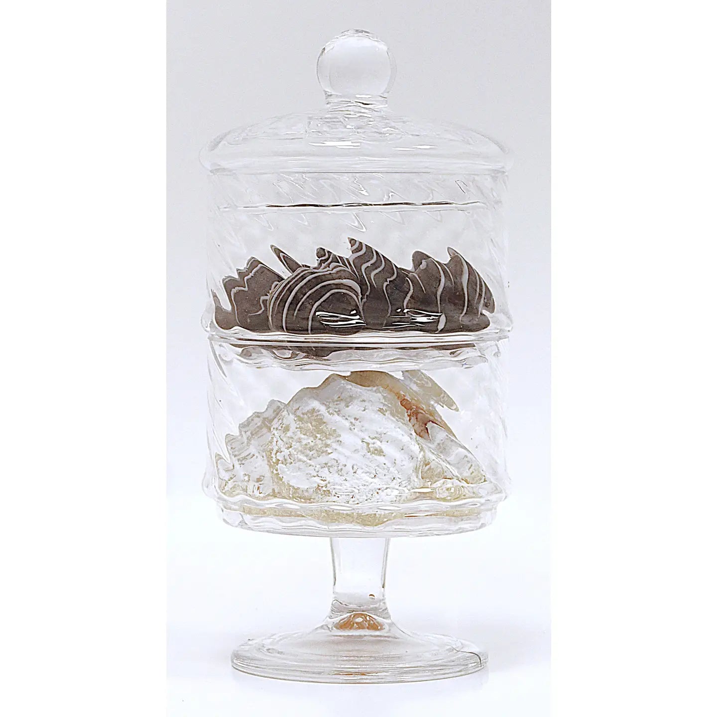 Stackable Glass Double Jar