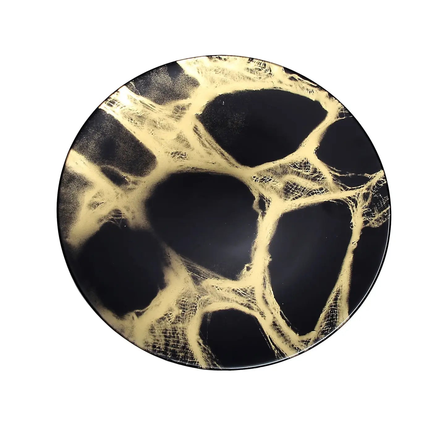 Black and Gold Dinner Set Dinnerware Sets High Class Touch - Home Decor 4 Dessert Plates