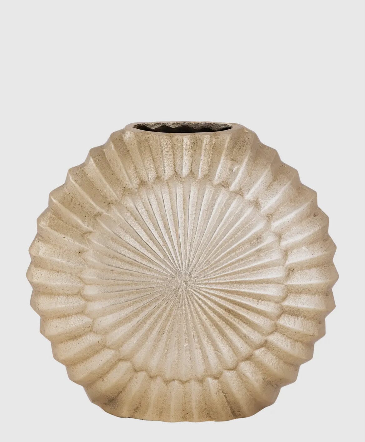 Elegant Gold Vase with Embossed Design Vases High Class Touch - Home Decor