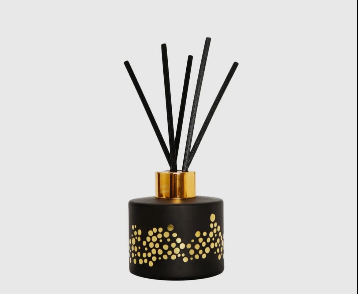 Gold Bottle Diffuser Bamboo sticks Diffuser High Class Touch - Home Decor