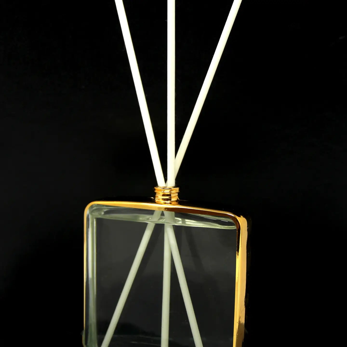 Gold Framed Square Shaped Diffuser Diffuser High Class Touch - Home Decor