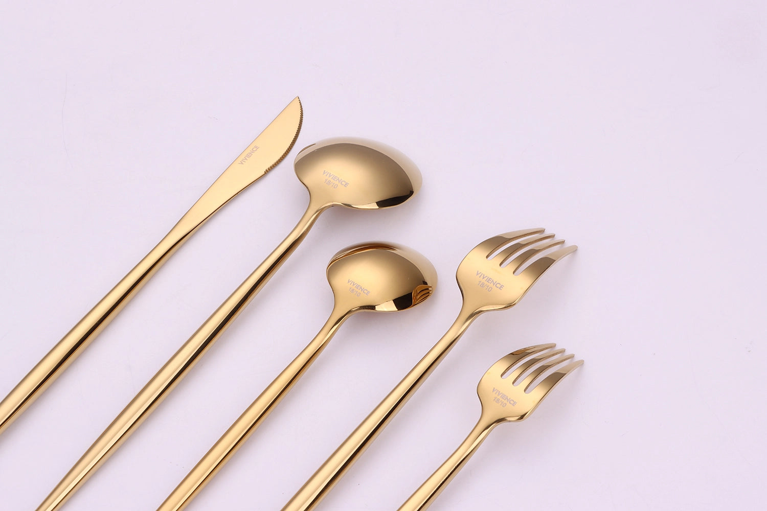 Morne 20 Pc Gold Silver Flatware Set, Service For 4 Cutlery High Class Touch - Home Decor