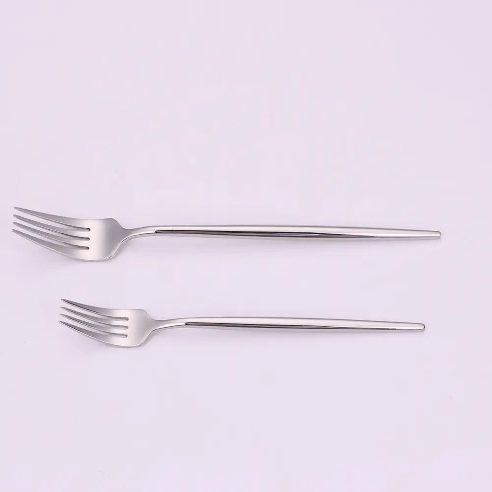 Morne 20 Pc Silver Flatware Set, Service For 4 Cutlery High Class Touch - Home Decor