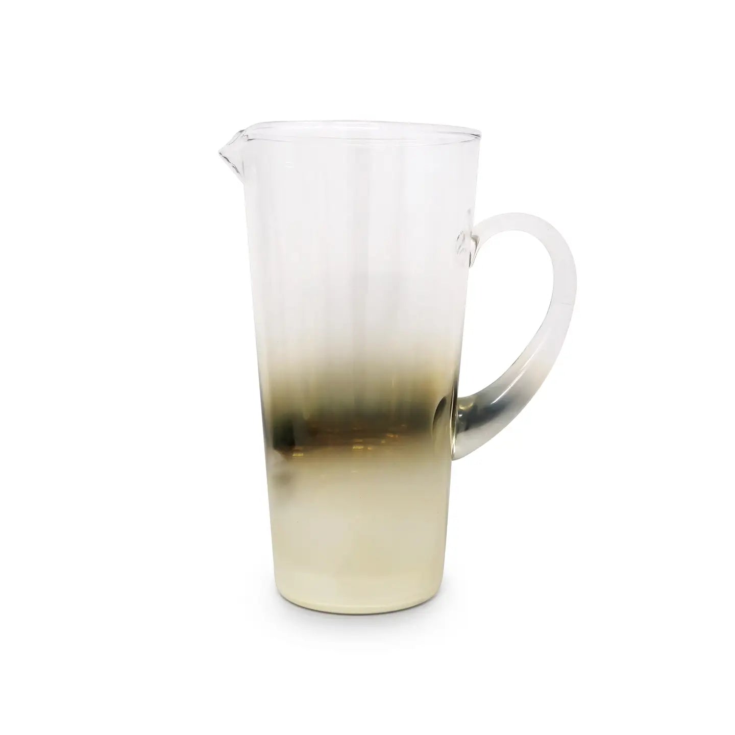 Pitcher with Gold Ombre Design Water glasses High Class Touch - Home Decor