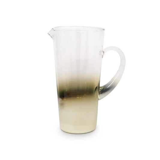 Pitcher with Gold Ombre Design Water glasses High Class Touch - Home Decor