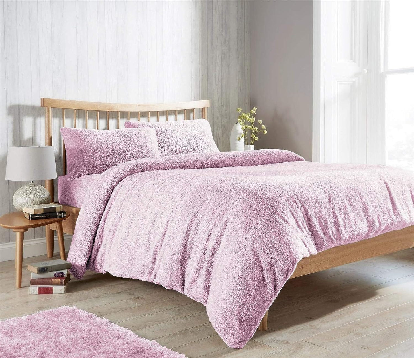 Super Soft Plush Teddy Fleece Duvet Cover Set