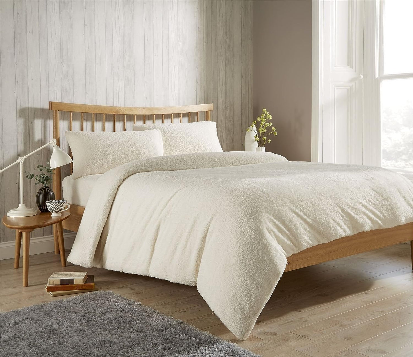 Super Soft Plush Teddy Fleece Duvet Cover Set