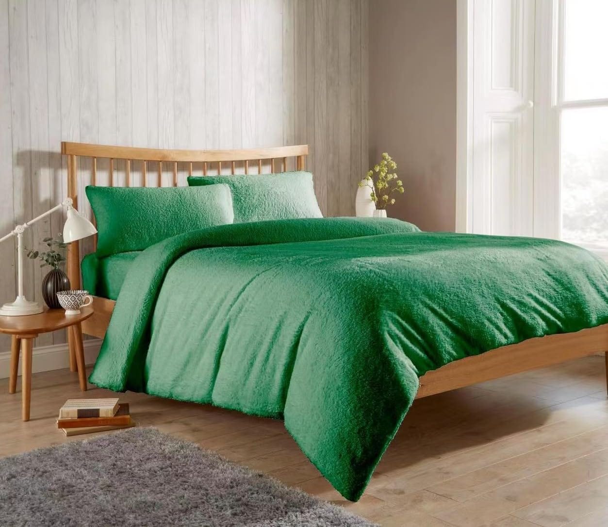 Super Soft Plush Teddy Fleece Duvet Cover Set