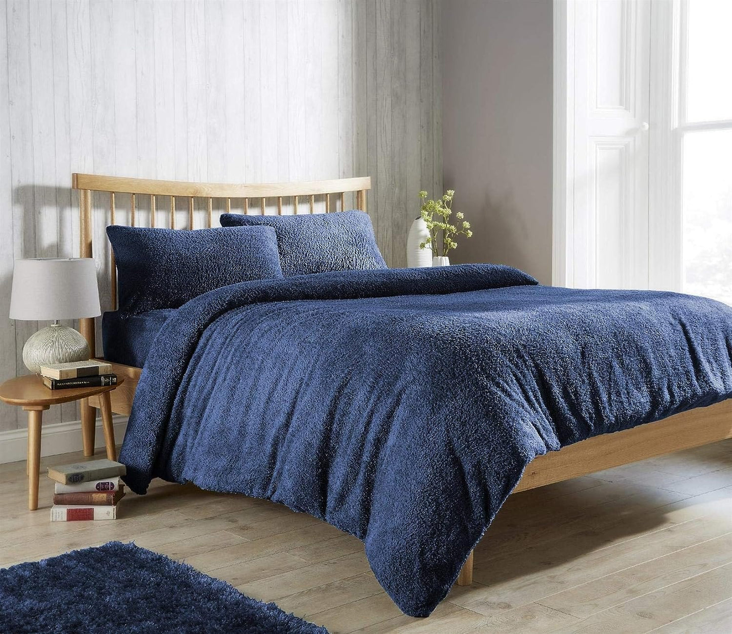 Super Soft Plush Teddy Fleece Duvet Cover Set