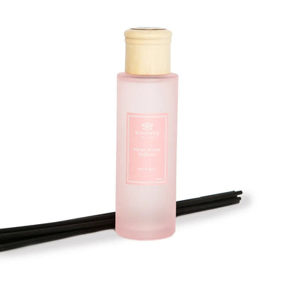 Round Pink Bottle Diffuser - "Lily of the Valley" Scent Diffuser High Class Touch - Home Decor 