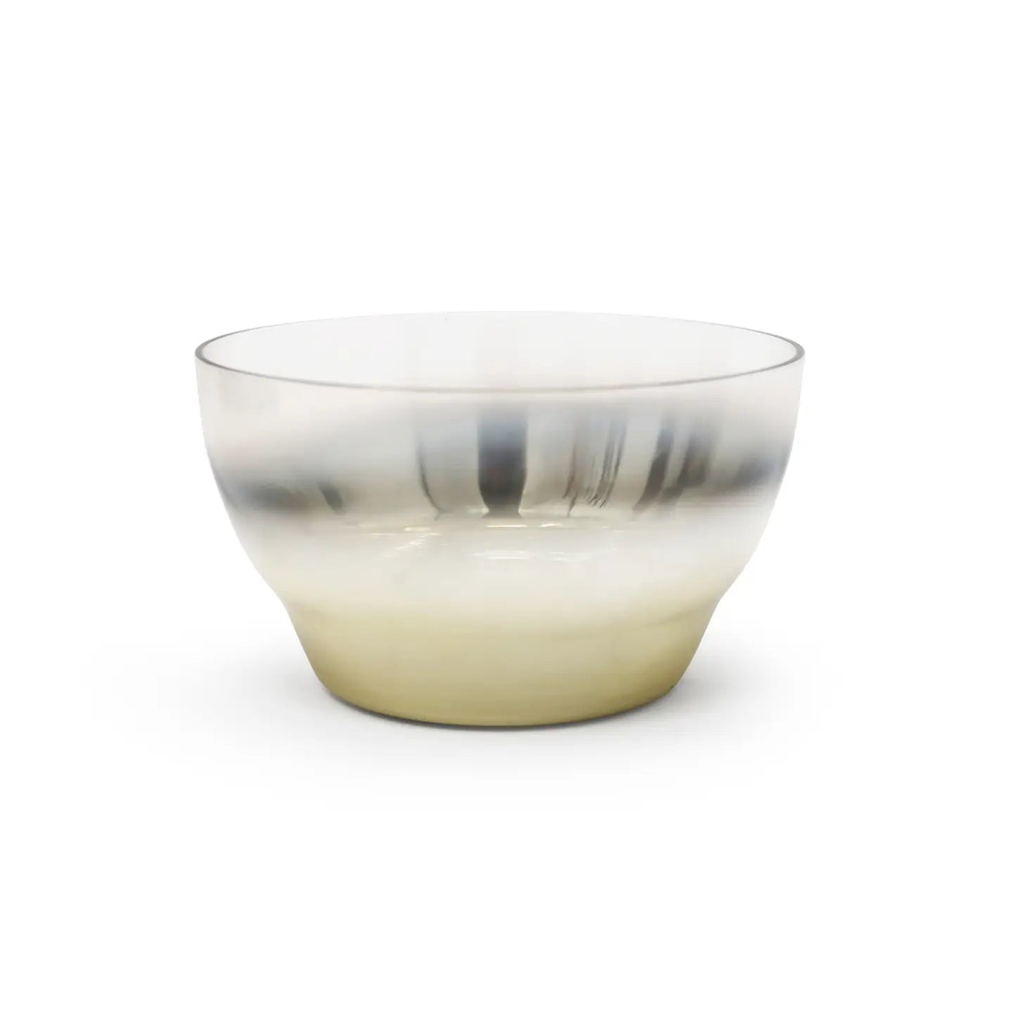 Set of 6 Dessert Bowls with Gold Ombre Design Water glasses High Class Touch - Home Decor