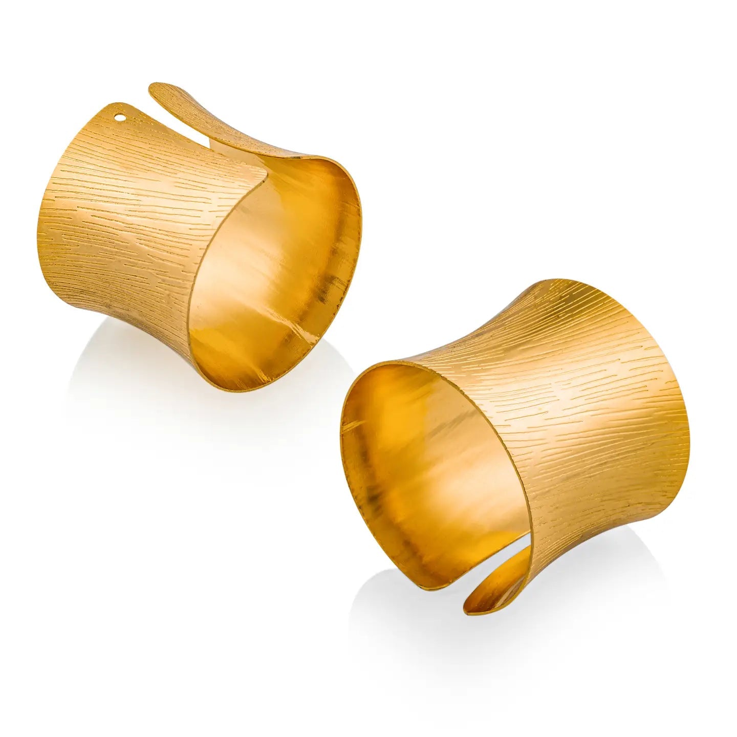 Set of 6 Gold Napkin Rings Napkin Rings High Class Touch - Home Decor