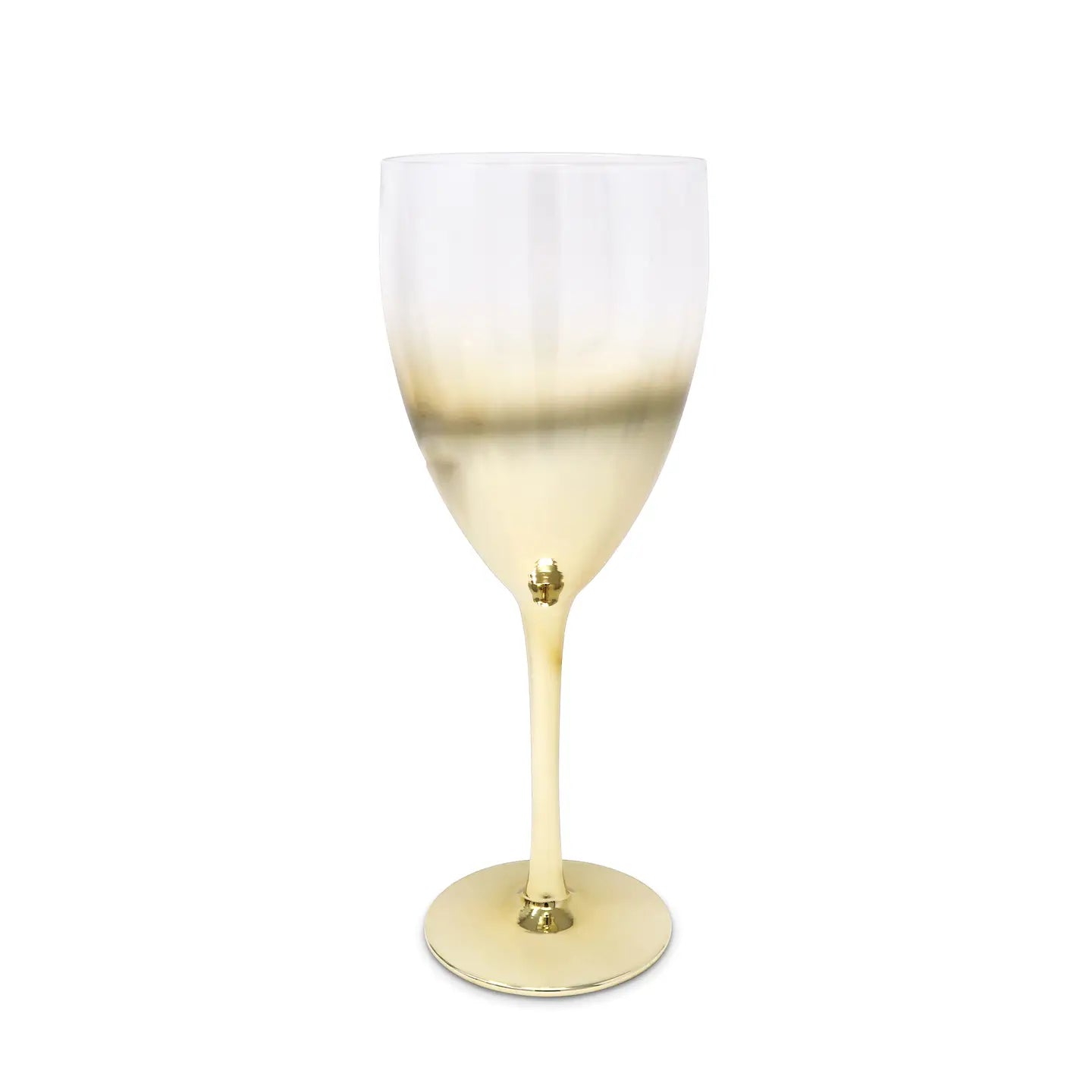 Set of Water Glasses with Gold Ombre Design Water glasses High Class Touch - Home Decor