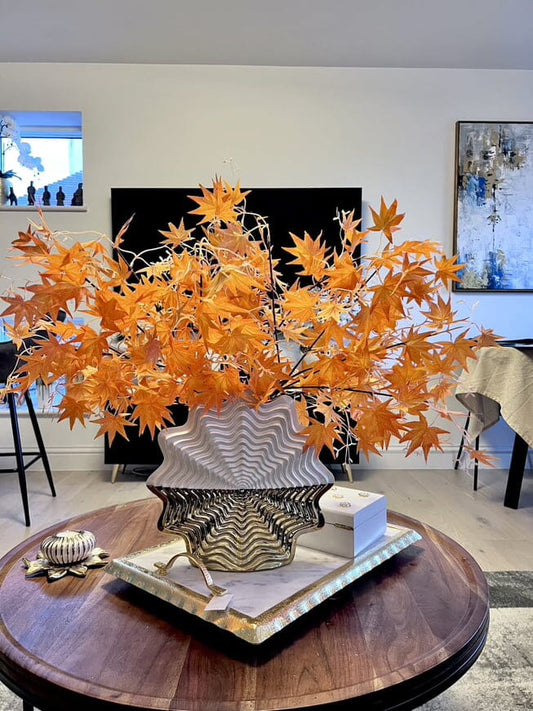 Autumn Maple Leaf bouquet of Faux Plants Artificial Flora High Class Touch - Home Decor
