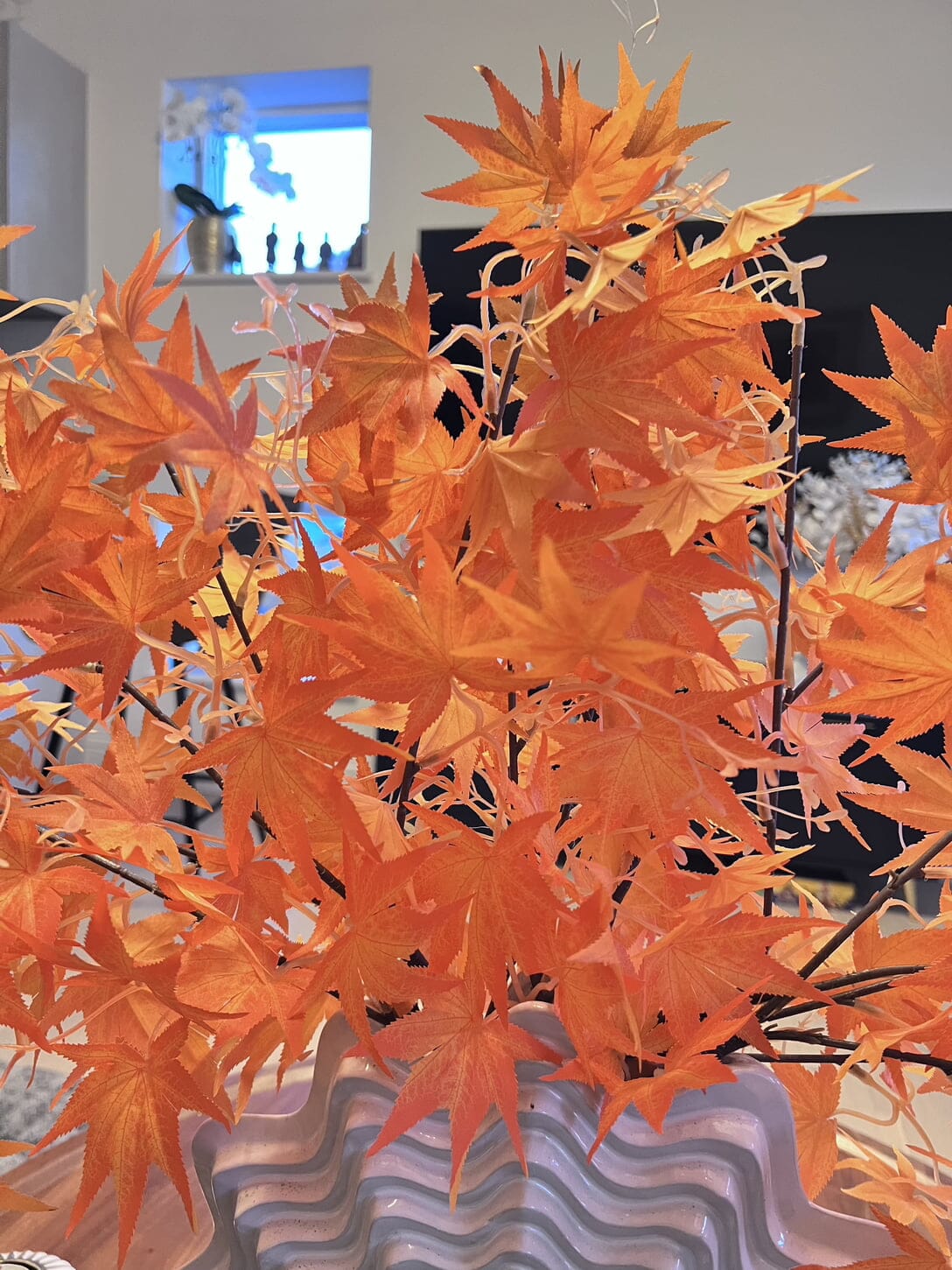 Autumn Maple Leaf bouquet of Faux Plants Artificial Flora High Class Touch - Home Decor 