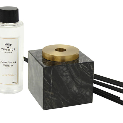 Black Marble Reed Diffuser Diffuser High Class Touch - Home Decor 