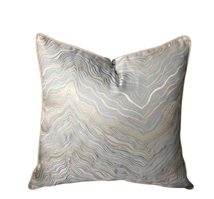 Gold Jackard Silk Cushion Cover Cushions & Pillows High Class Touch - Home Decor