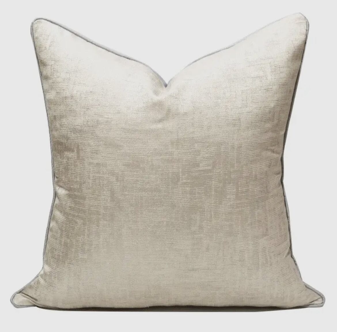 Regal Silver Embellished Throw Pillows Cover Cushions & Pillows High Class Touch - Home Decor
