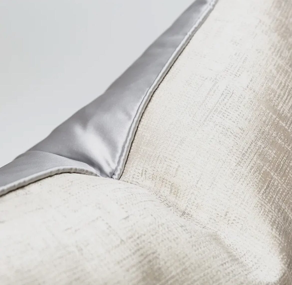 Regal Silver Embellished Throw Pillows Cover Cushions & Pillows High Class Touch - Home Decor