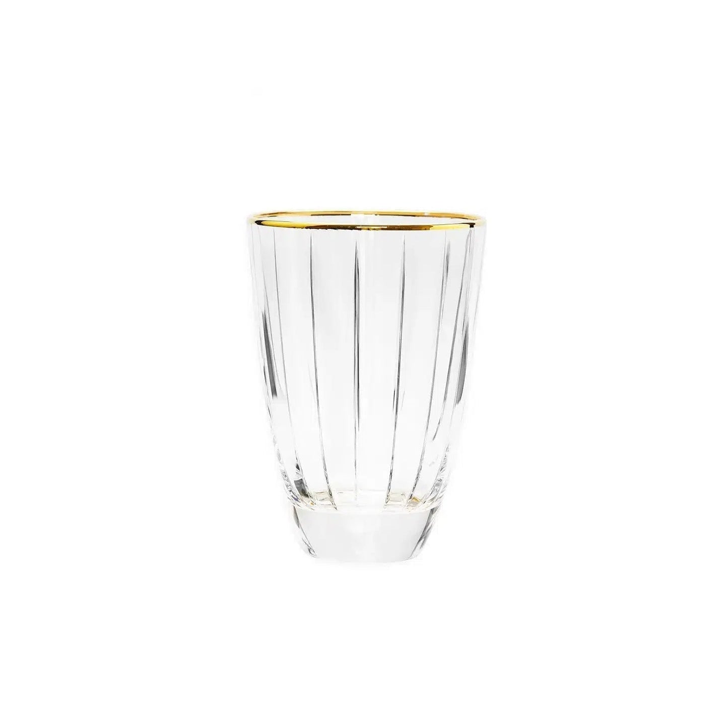 Set of 6 Tumblers with Gold Trim Tumblers High Class Touch - Home Decor