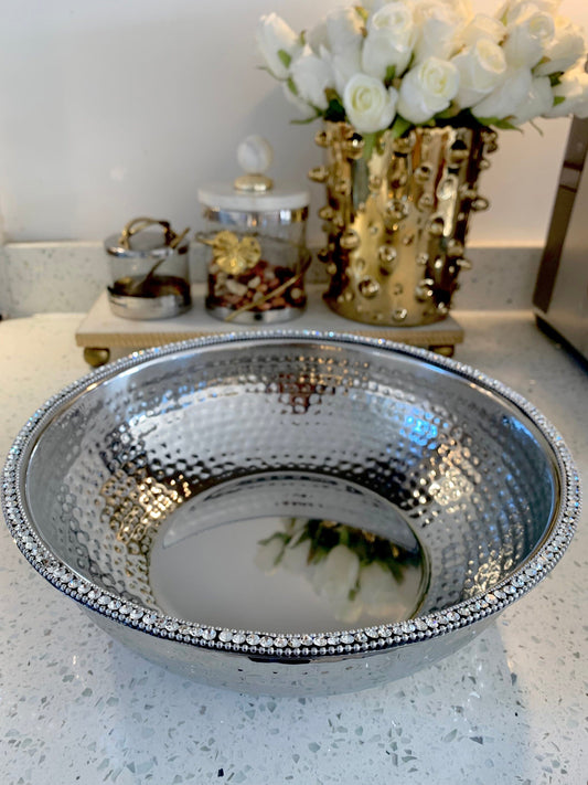 Stainless Steel Bowl Decorative Bowls High Class Touch - Home Decor 
