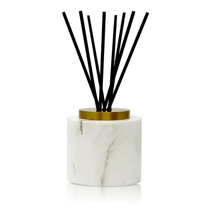 White Marble Reed Diffuser Diffuser High Class Touch - Home Decor