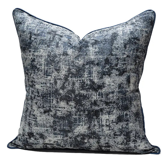 Navy and Grey Cushion Cover