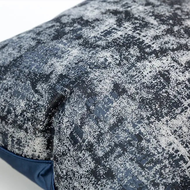 Navy and Grey Cushion Cover