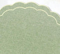Scalloped Round Table Placemats Set of 4 - High Class Touch