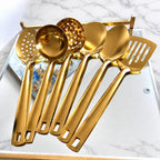 Gold Serving Utensils Spoon Set - High Class Touch