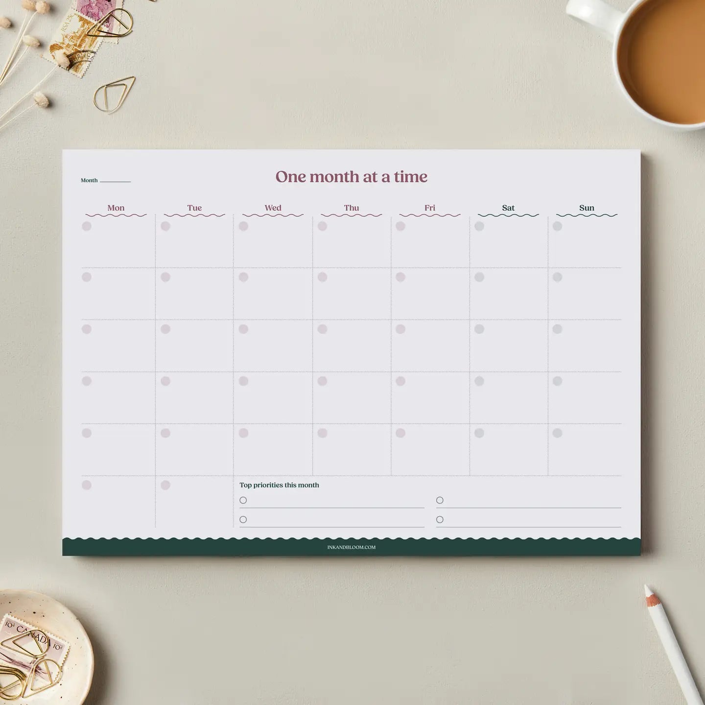 The Organised Life Desk Planner Set