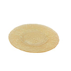 Set of 4 Textured Glass Charger Plates - High Class Touch
