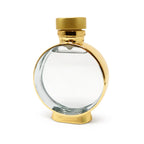Gold Plated and Glass Reed Diffuser, White Flower Scent - High Class Touch