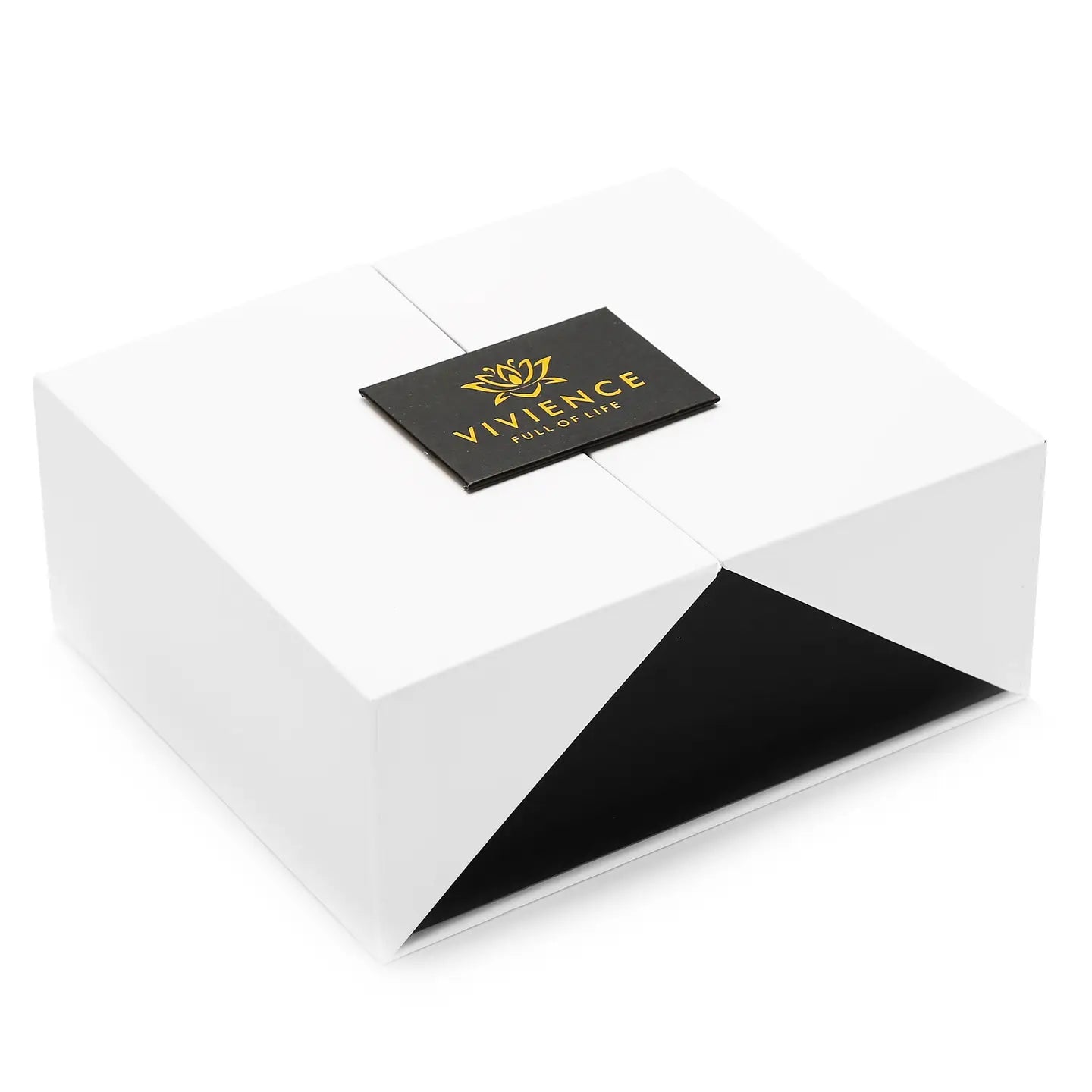 Gold Hemispheric Shaped Diffuser with White Flower