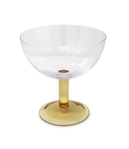 Sweets Glass Jar with Gold Stem and Knob