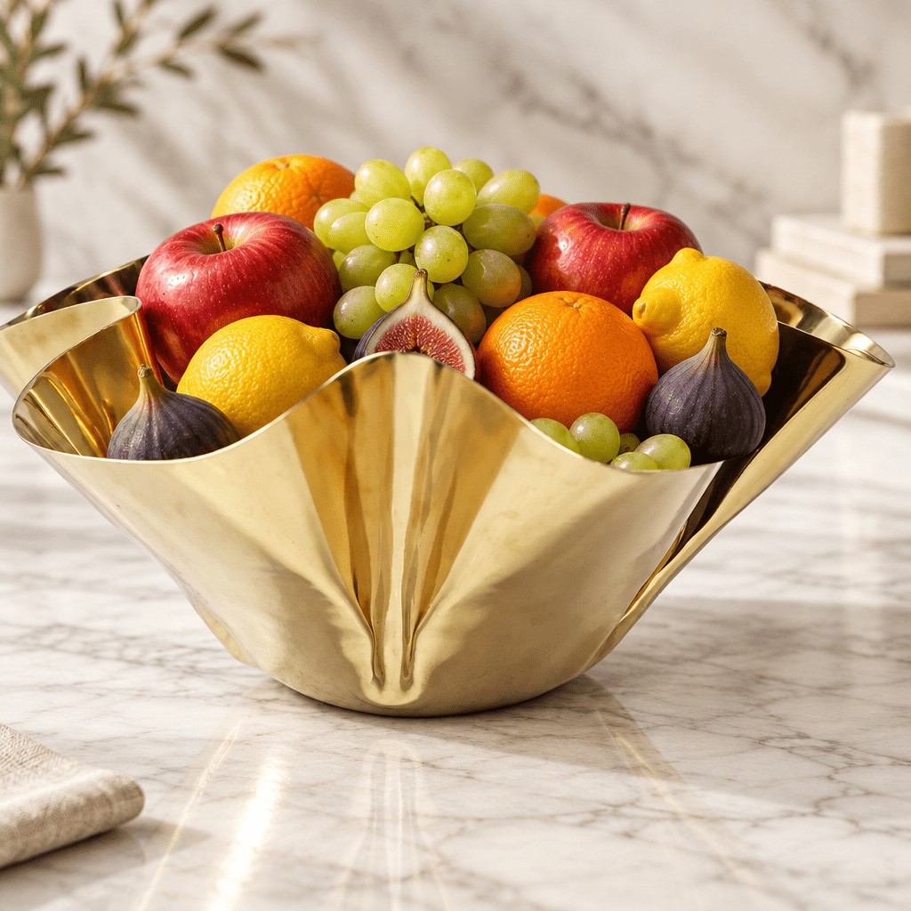 Stainless Steel Crushed Bowl - High Class Touch
