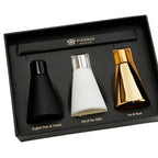S/3 Diffusers- White/Black/Gold - Assorted Scents - High Class Touch