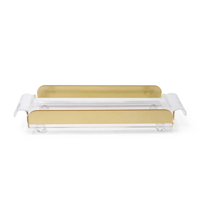 Rectangle Bread Tray with Dome, with Clear Ball Legs and Knob