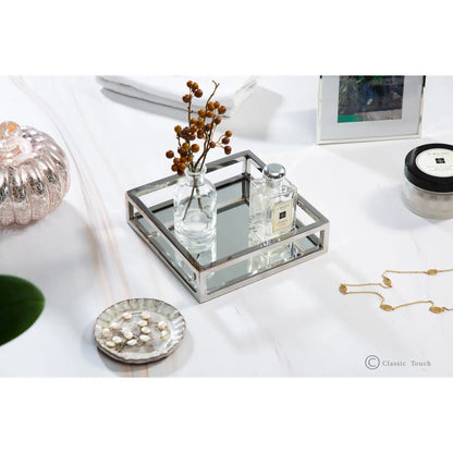 Mirror Base Napkin Holder or Small Tray