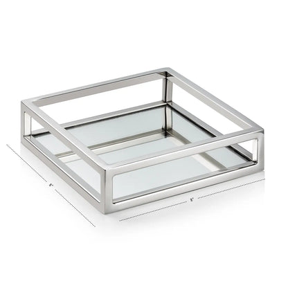 Mirror Base Napkin Holder or Small Tray